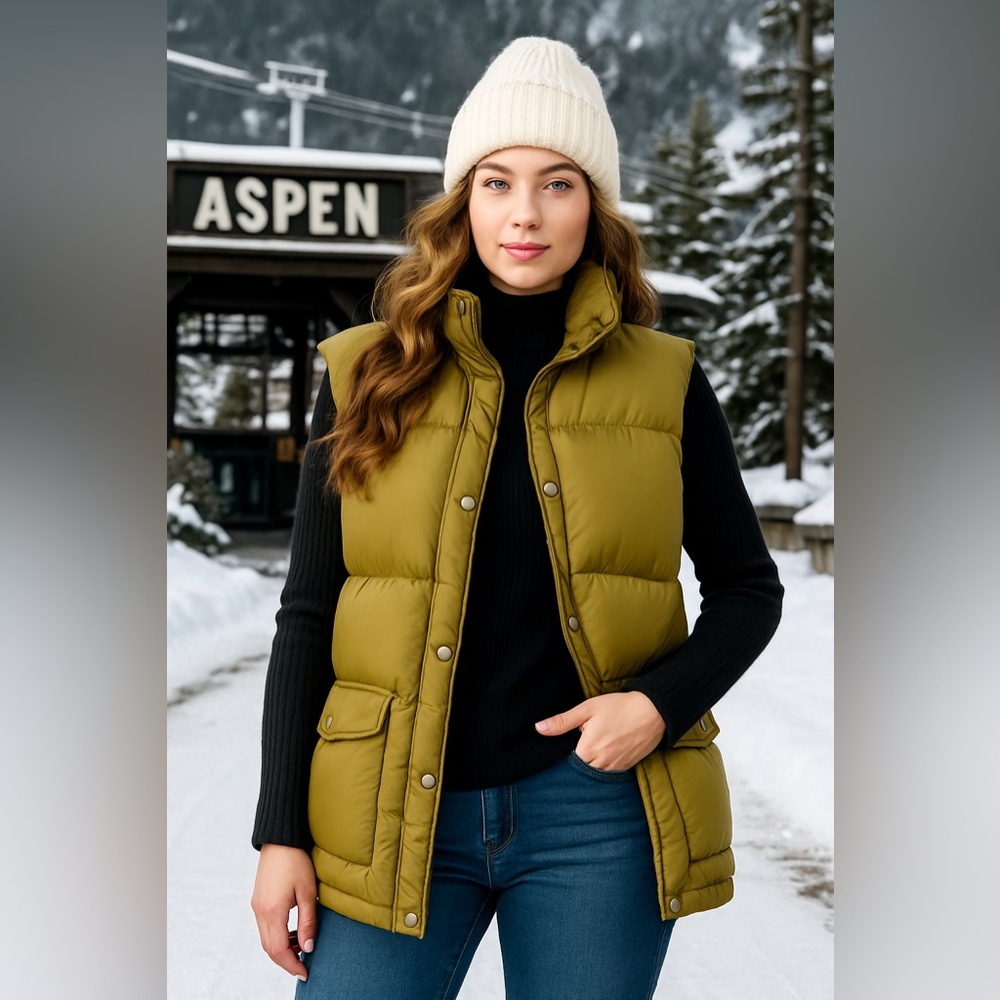 Offline by Aerie Woman Quilted Vest Jacket